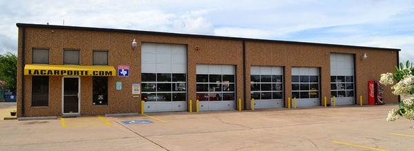 The front of our La Porte auto repair - La Car Porte!