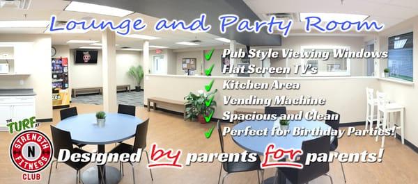 Turf Lounge and Party Room