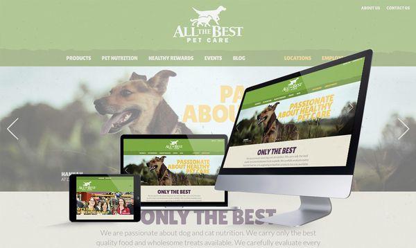 All The Best Pet Care - website development