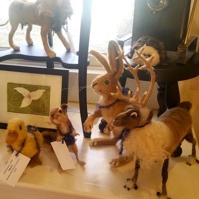 Charming Felted Animal Figures