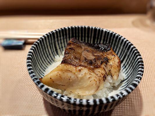 Misoyaki (grilled Miso marinated Black Cod)