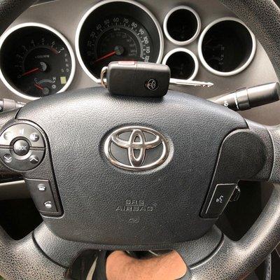 Toyota flip key original remote head key replacement