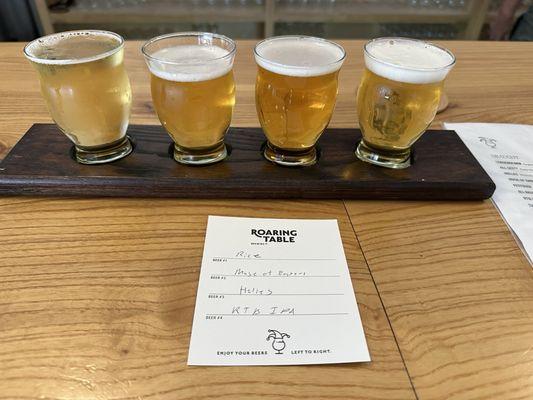 Beer flight