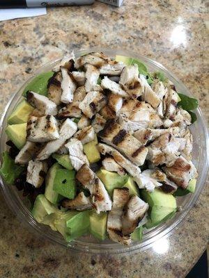 Grilled Chicken Avocado Salad