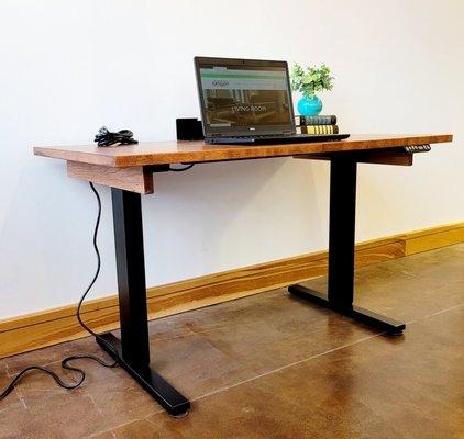 Our newest desk - the Sit-Stand Adjustable Desk - is good for your health and budget!