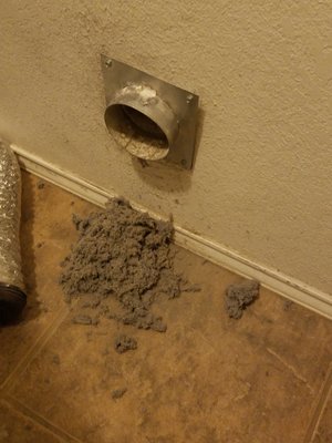 Dryer vent cleaning.