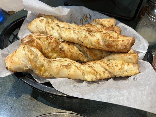 Garlic Parmesan Twists