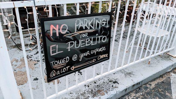 Parking Sign