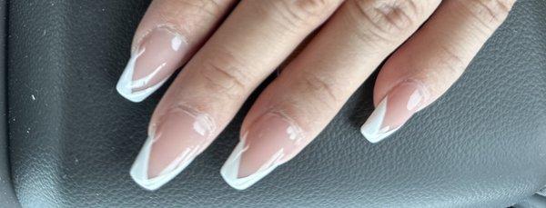 Acrylic, dip, French manicure