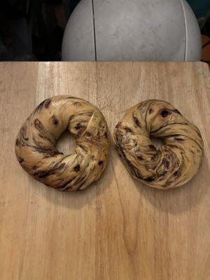 What was supposed to be French toast bagels!