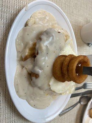 Country fried steak supreme