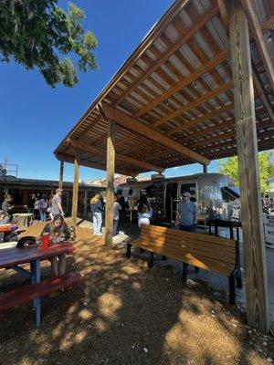 The opus food truck, coffee was delicious.