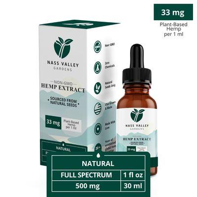 Full Spectrum Hemp Extract Tincture 500mg FS