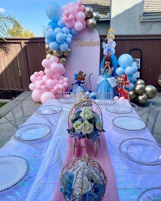 Cinderella theme birthday party