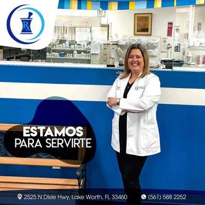 Our pharmacist are here to serve you! Estamos aqui para servirte