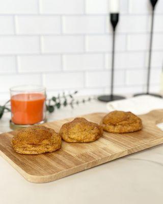 Pumpkin Snickerdoodle Cookies