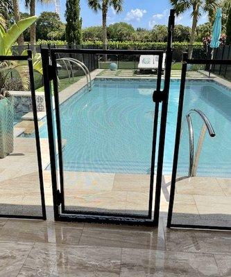 Quick-Close Gate System by Pool Barrier Safety Fence