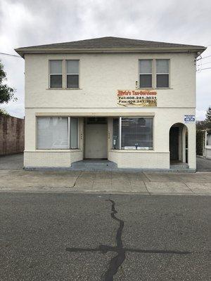 Front of the office building