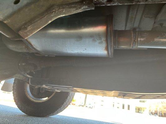 Custom muffler job