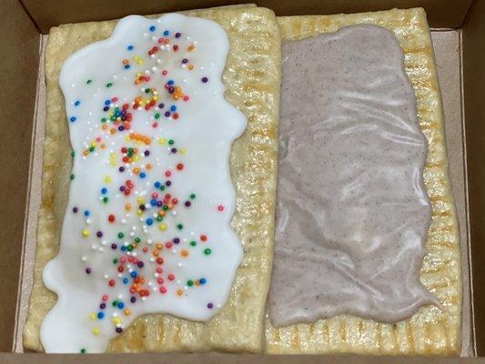 Pop tarts: strawberry & brown sugar cinnamon