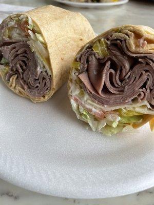 Red Osier Roast Beef Cold Wrap