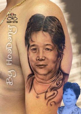 Portrait tattoo
 #saigontattoo #tattoo #portraittattoo #realistictattoo  #hoadang #hoadangart