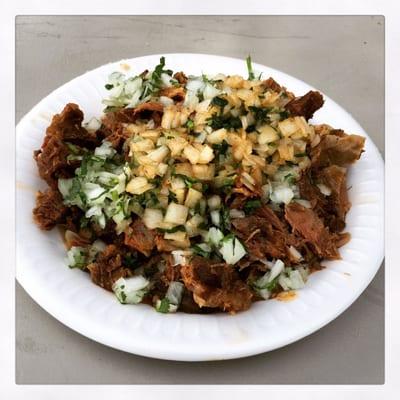 A big plate of birria!!!!