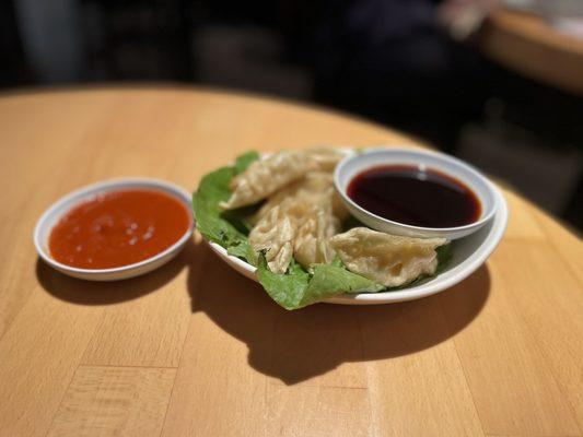 6 Pan Fried Pork Dumplings