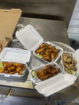 50 Piece Wings X - Large Philly Cheesesteak Pizza X - Large Pepperoni Pizza Greek Salad