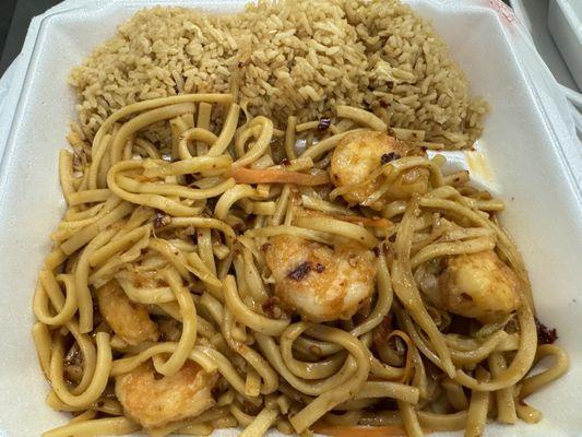 20. Shrimp Lo Mein extra spicy