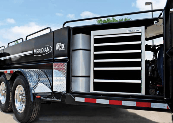 Enclosed Trailer Military-Grade Aluminum Cabinets