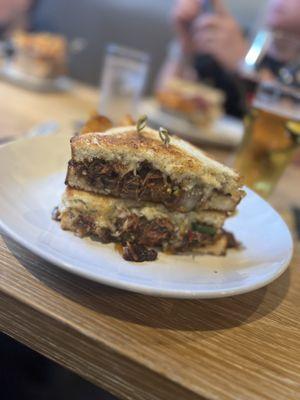 Brisket grilled cheese