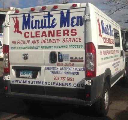 Free pick up and delivery service throughout Fairfield County