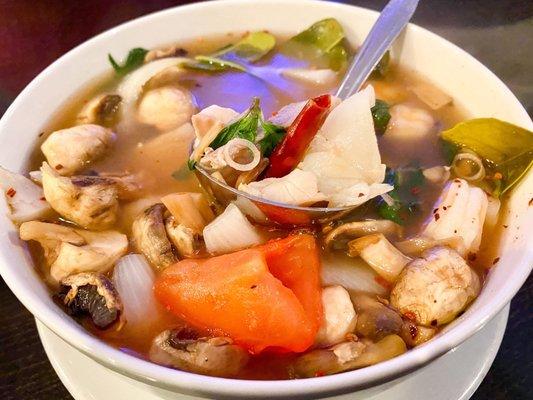 Tom Yum Pok Tak Soup - seafood