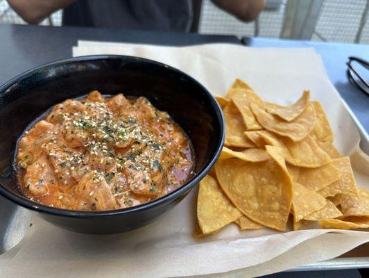 1lb spicy salmon poke. Amazing!!