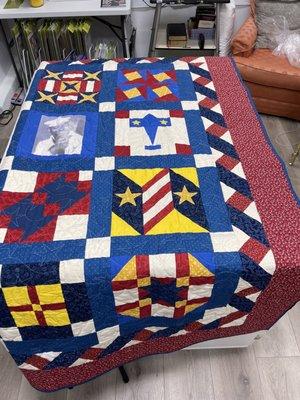 Quilt of Valor honoring my dad