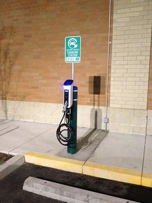 Electric Car Charging station at this location.