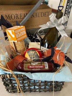 Gift basket created by Sharon- lovely and delicious!