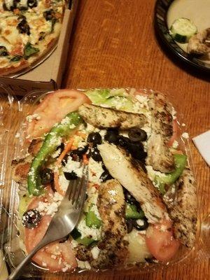 Mediterranean chicken salad