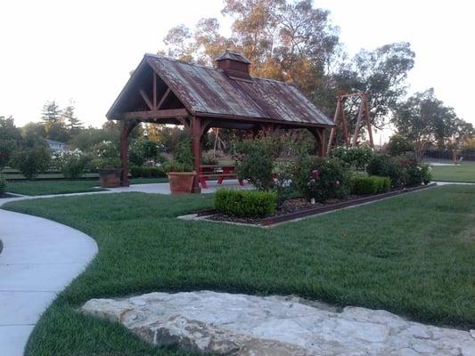 Covered picnic area