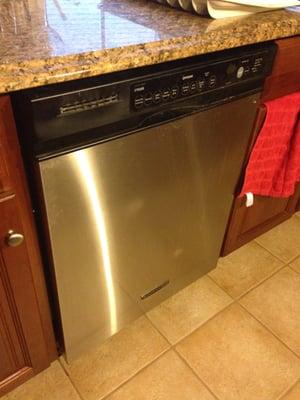 This kitchen-aid dishwasher needed a drain pump and some recommendations on what cleaning products to use.