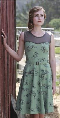 Jackie Dress by Effie's Heart in the airplane print $112