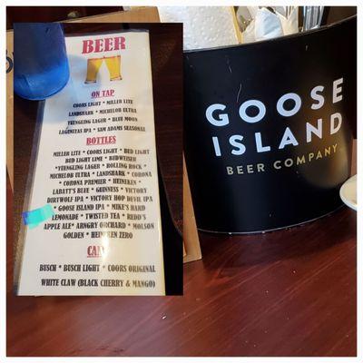 Goose Island Beer Company is also sold here.  8/9/2024