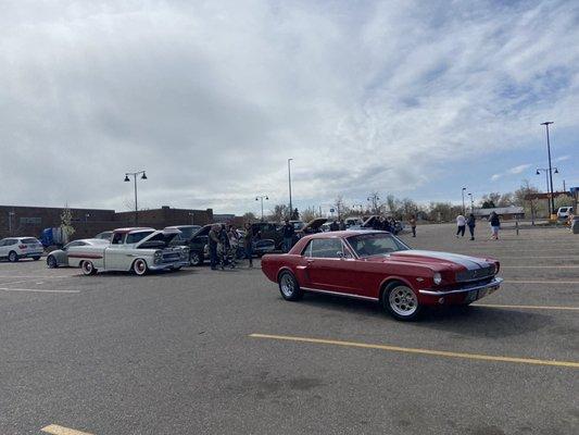 Car show at Walmart