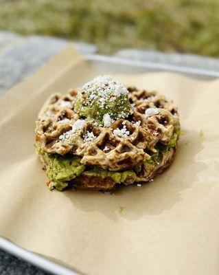 Gluten-free savory waffles