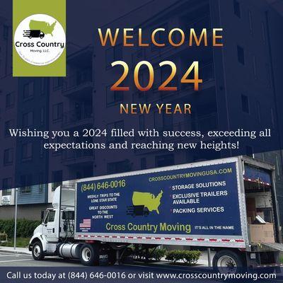 Happy New Year from CROSS COUNTRY MOVING