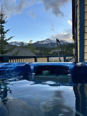 View from the hot tub