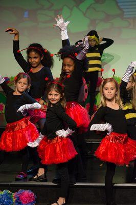 Kids performing "Bugz the Musical."