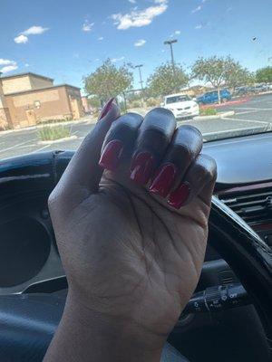 Mediocre nails with a touch of Racism