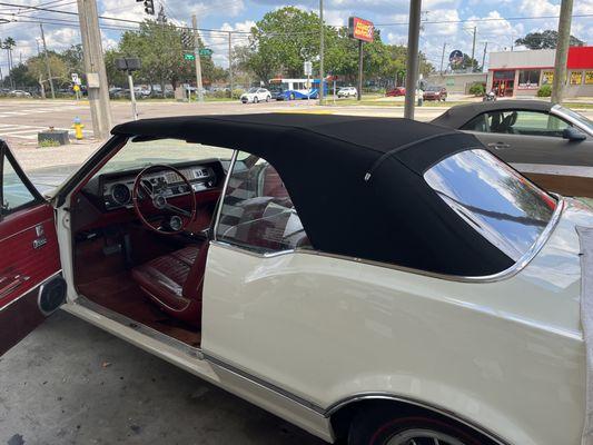 1966 Olds Cutlass Convertible Top